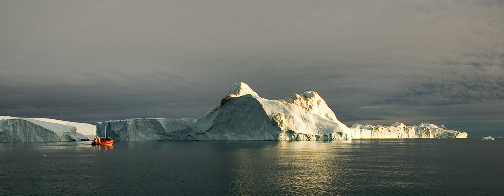 Campo de icebergs en Ilulissat