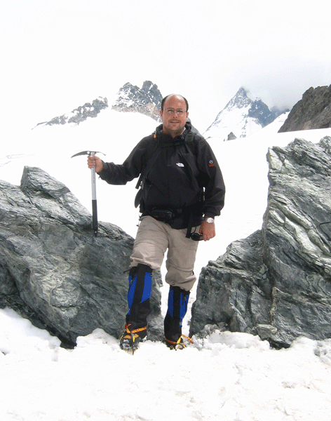 Me at the Cabane de Bertol